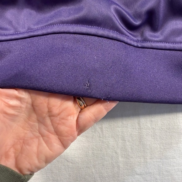 Ecko Unltd Mens XL Purple Track Jacket Athletic Zip Y2K Retro Hip Hop Streetwear - Picture 8 of 13
